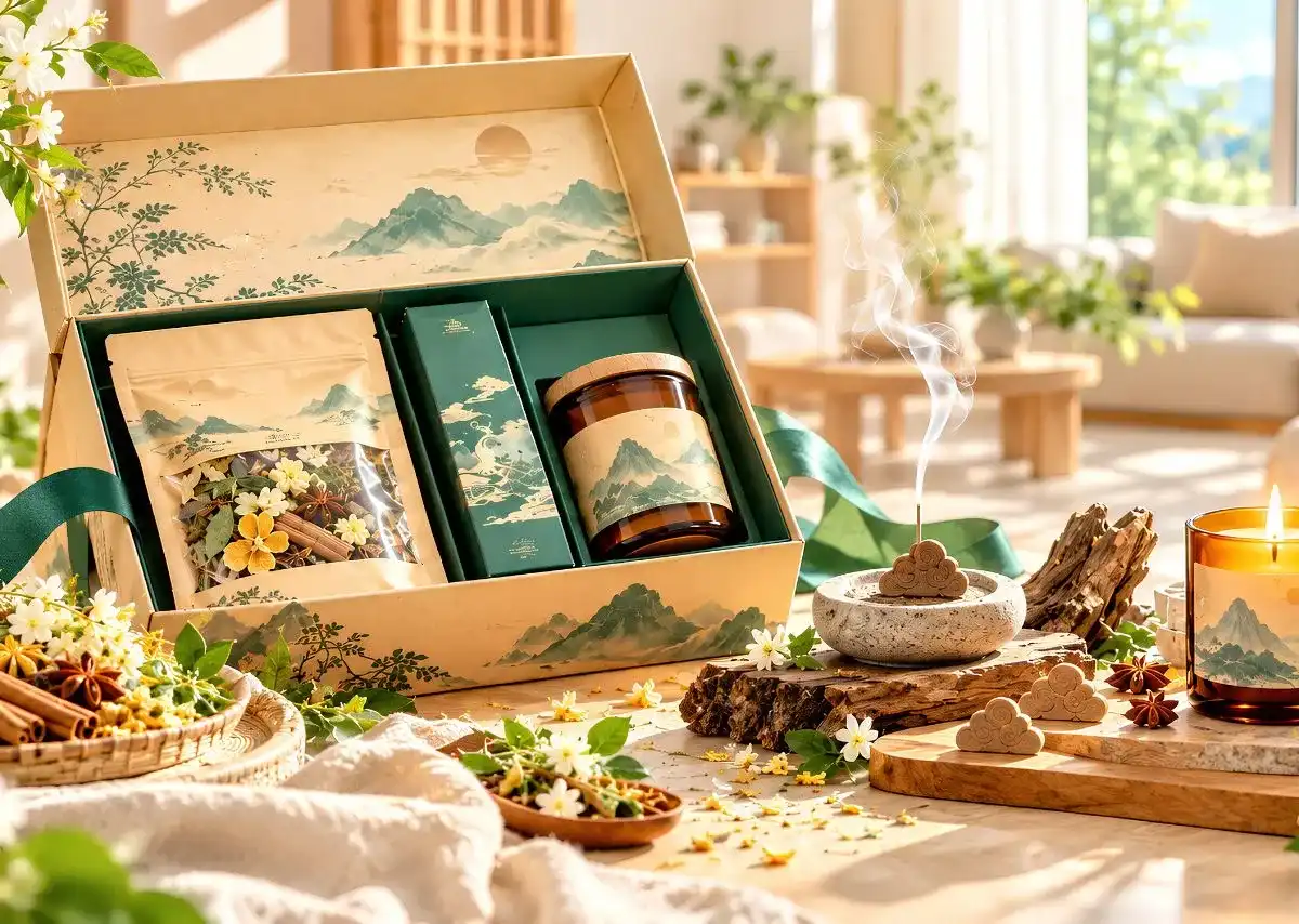 Bộ x&ocirc;ng nh&agrave; VIZEN mở ra h&agrave;nh tr&igrave;nh 3 tầng hương từ thảo mộc, Trầm V&acirc;n M&acirc;y đến nến vỏ quế.