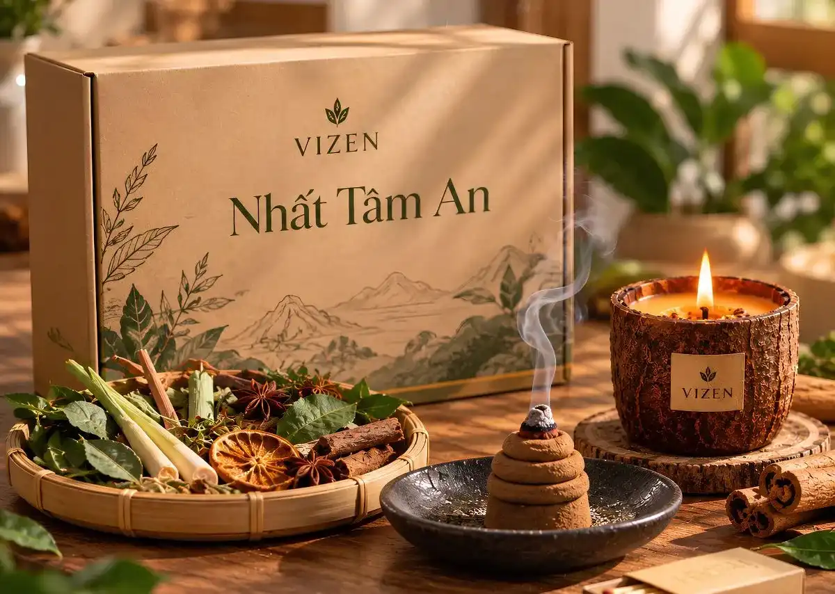Nhất T&acirc;m An &ndash; bộ x&ocirc;ng nh&agrave; VIZEN với 3 tầng hương trong một trải nghiệm trọn vẹn.