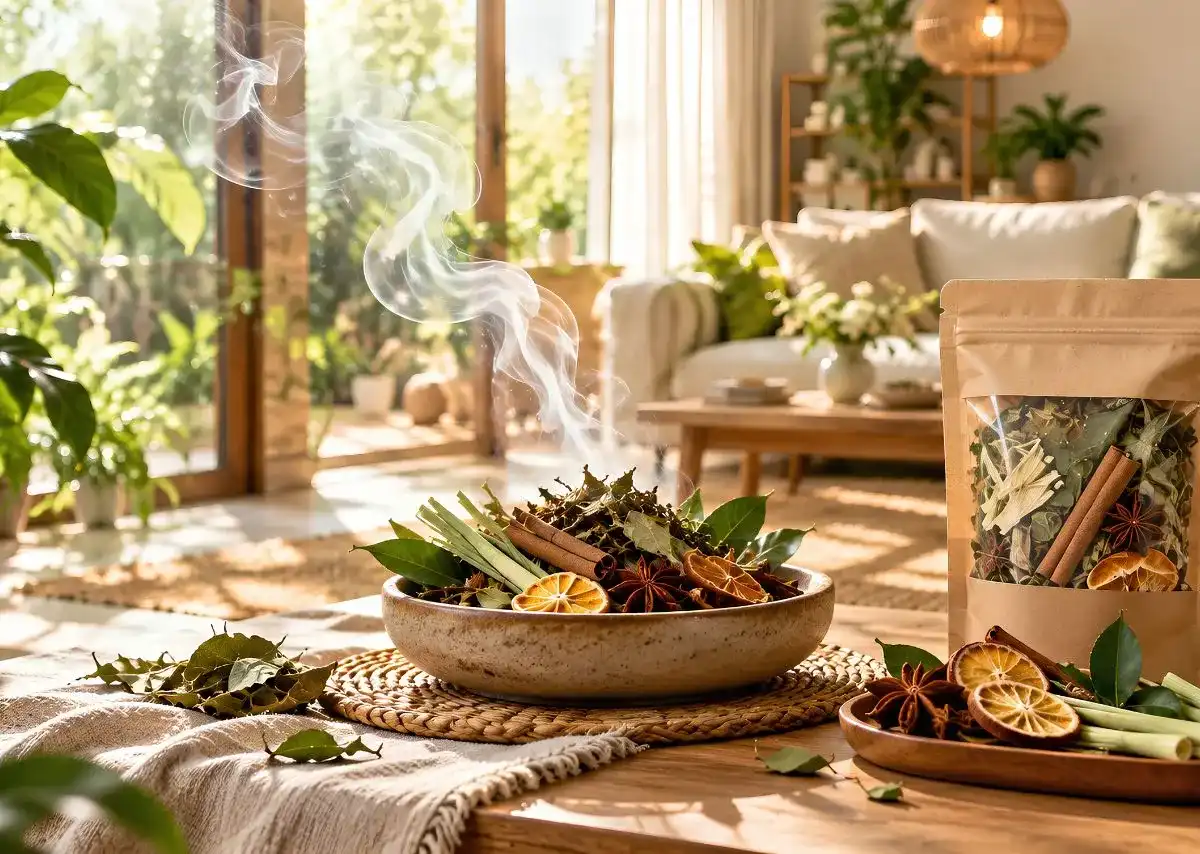 VIZEN bắt đầu bước Thanh lọc với hương thảo mộc lan tỏa nhẹ nh&agrave;ng trong kh&ocirc;ng gian.