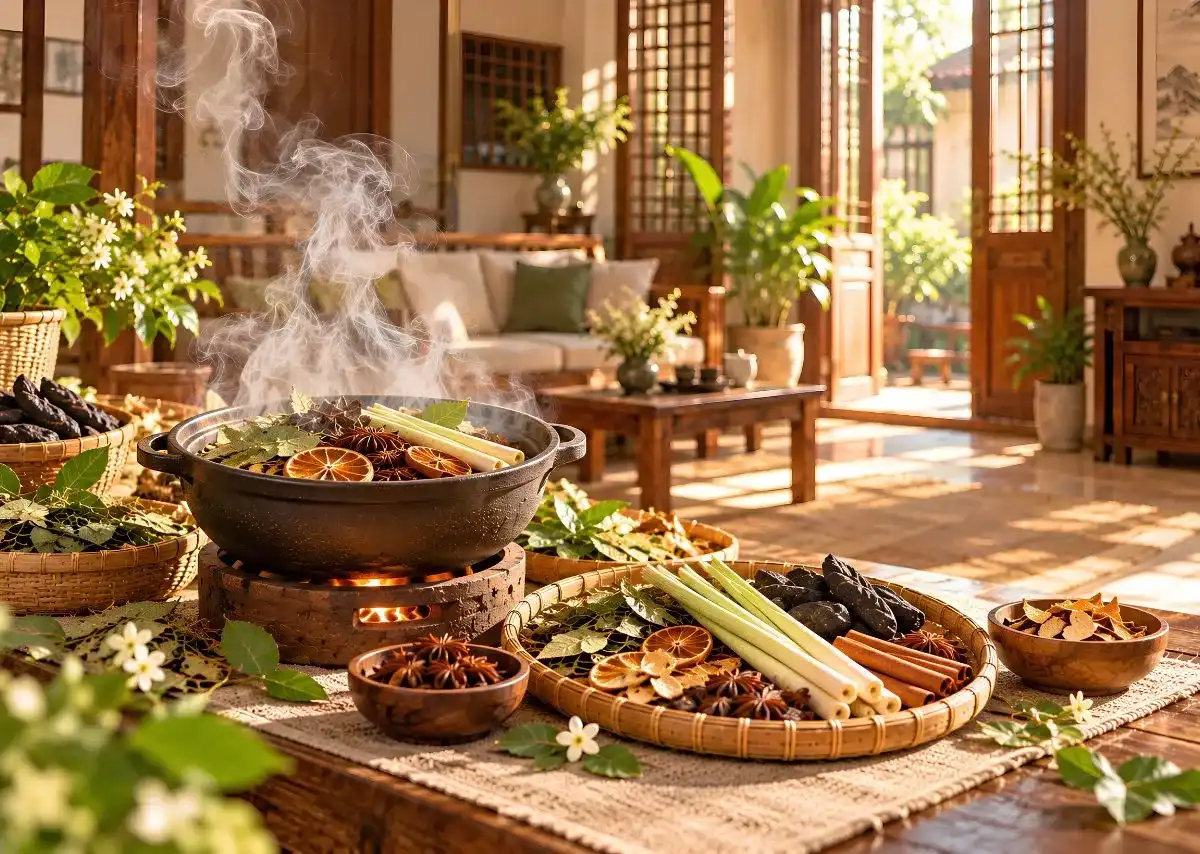 X&ocirc;ng nh&agrave; tẩy uế bằng thảo mộc truyền thống &ndash; Mang hương thơm tự nhi&ecirc;n v&agrave;o kh&ocirc;ng gian sống Việt.