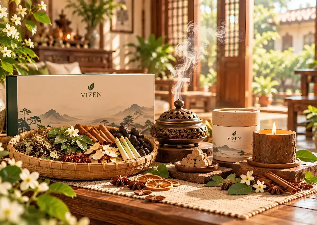 X&ocirc;ng nh&agrave; tẩy uế c&ugrave;ng VIZEN &ndash; Trải nghiệm chăm s&oacute;c kh&ocirc;ng gian 3 tầng hương từ thảo mộc Việt.