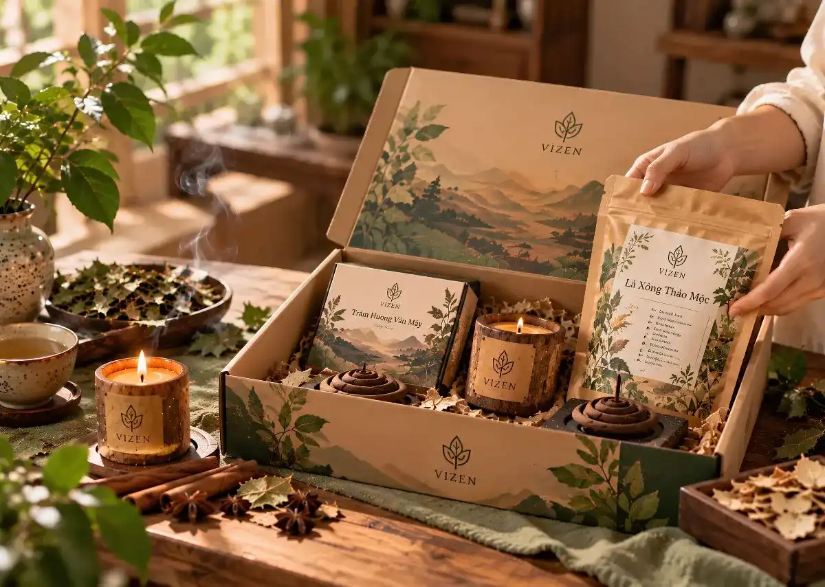 Bộ x&ocirc;ng nh&agrave; tẩy uế đ&oacute;ng g&oacute;i sẵn gi&uacute;p tiết kiệm thời gian chuẩn bị.