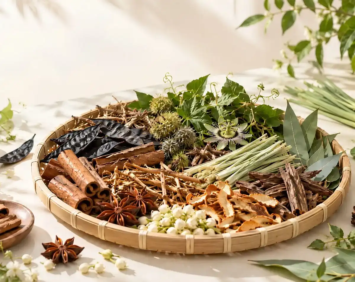 12 loại thảo mộc trong bộ x&ocirc;ng nh&agrave; VIZEN.