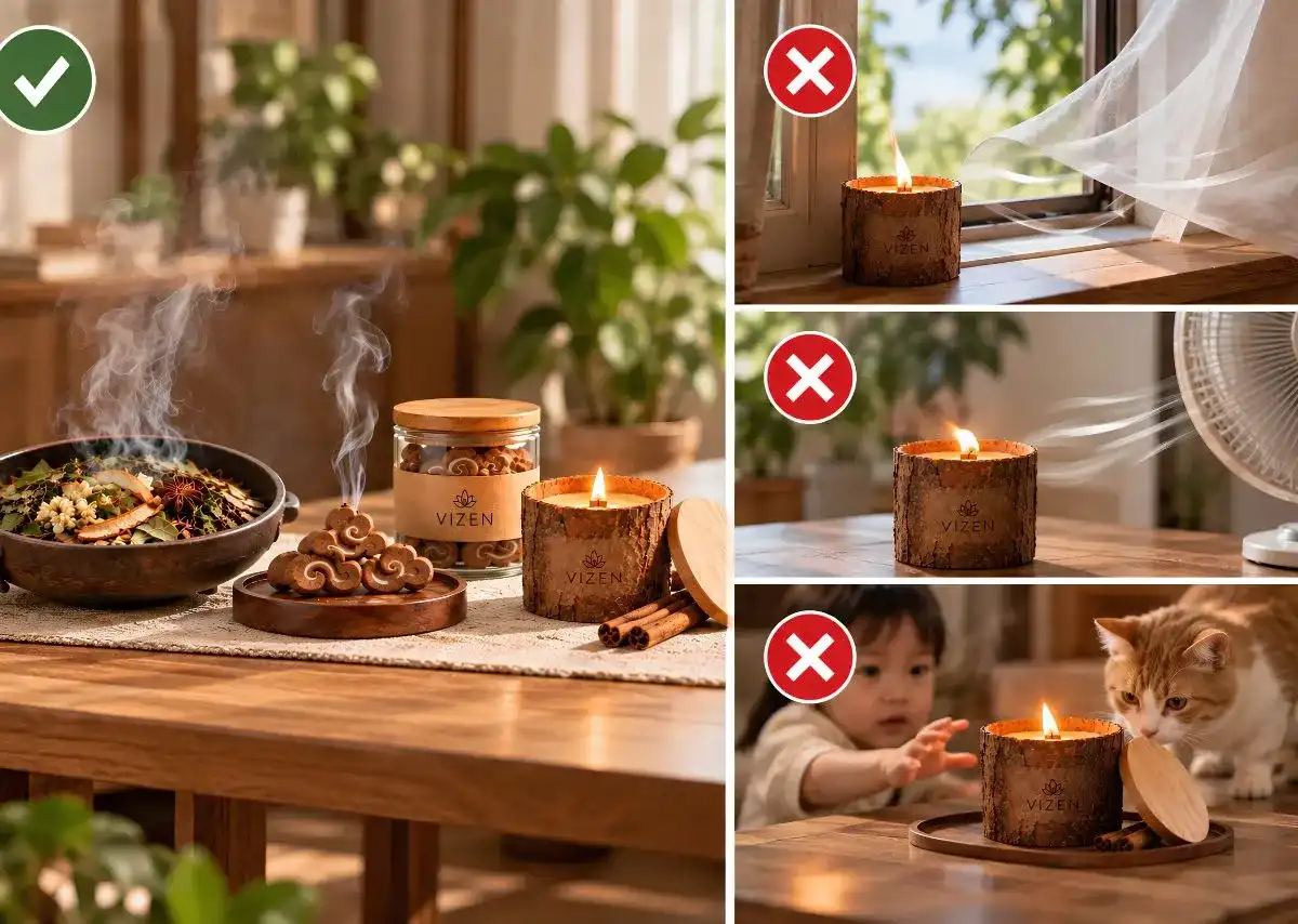 Đặt bộ x&ocirc;ng nh&agrave; VIZEN ở vị tr&iacute; ổn định, an to&agrave;n khi sử dụng.