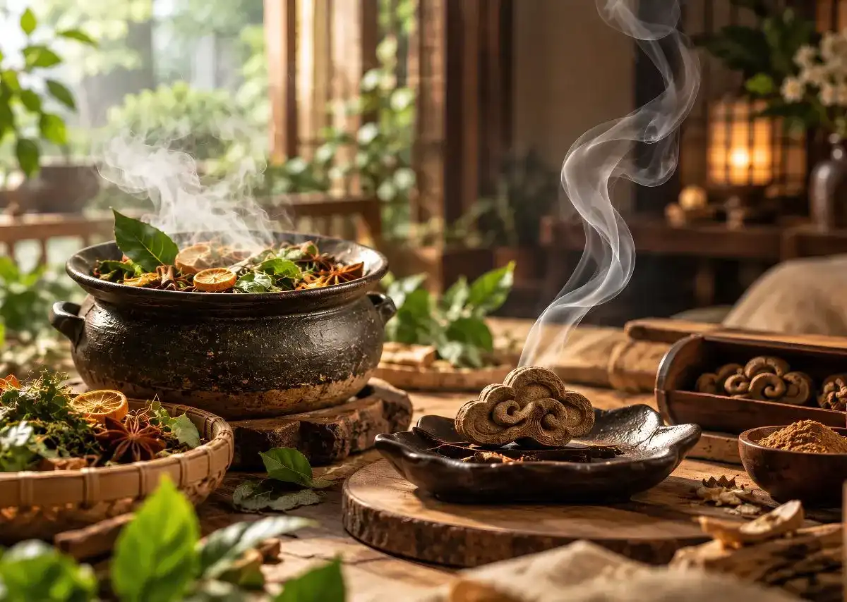 Trầm Hương V&acirc;n M&acirc;y tạo khoảng chuyển Khơi th&ocirc;ng trong bộ x&ocirc;ng nh&agrave; VIZEN.