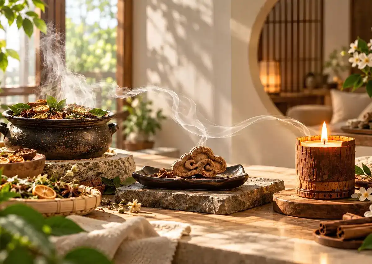 Ba tầng hương nối tiếp tạo n&ecirc;n h&agrave;nh tr&igrave;nh trọn vẹn của bộ x&ocirc;ng nh&agrave; VIZEN.