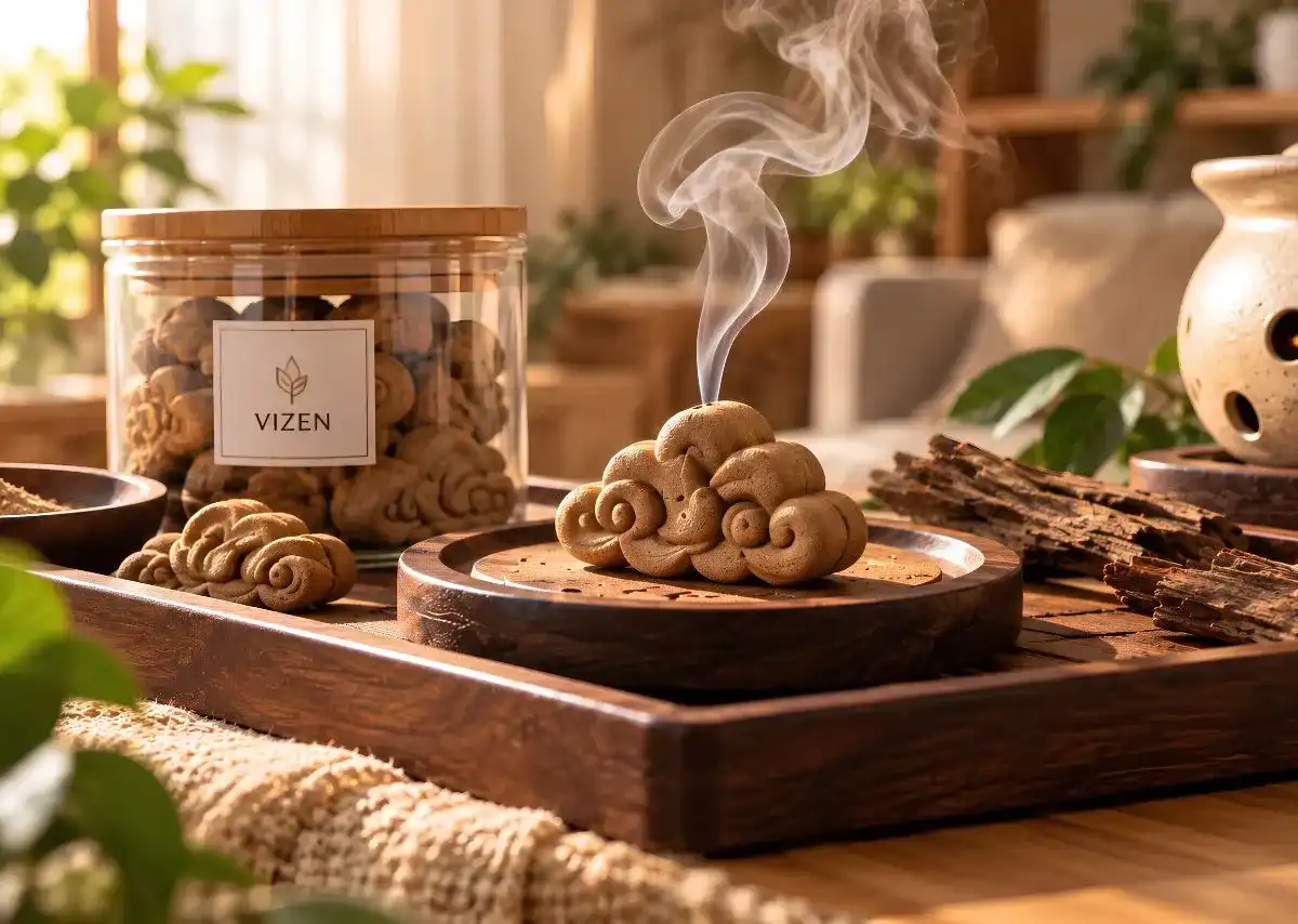 Trầm Hương V&acirc;n M&acirc;y nhẹ nh&agrave;ng dẫn hương, tạo khoảng chuyển Khơi th&ocirc;ng.