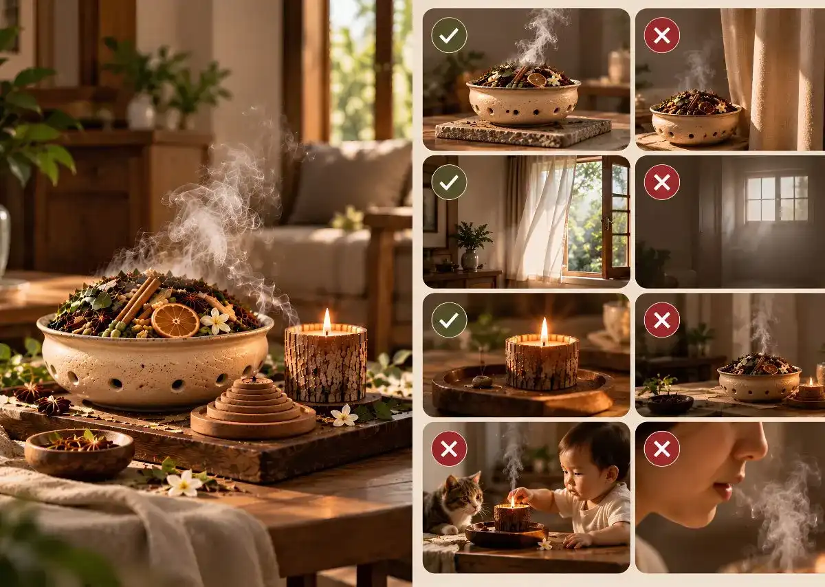 Lưu &yacute; an to&agrave;n khi sử dụng bộ x&ocirc;ng nh&agrave; VIZEN để chăm s&oacute;c kh&ocirc;ng gian sống.