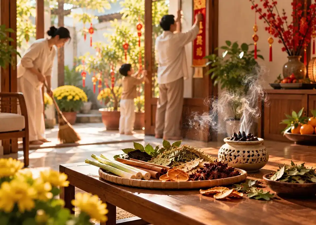 X&ocirc;ng nh&agrave; tẩy uế dịp Tết &ndash; L&agrave;m mới kh&ocirc;ng gian, đ&oacute;n năm mới b&igrave;nh an.