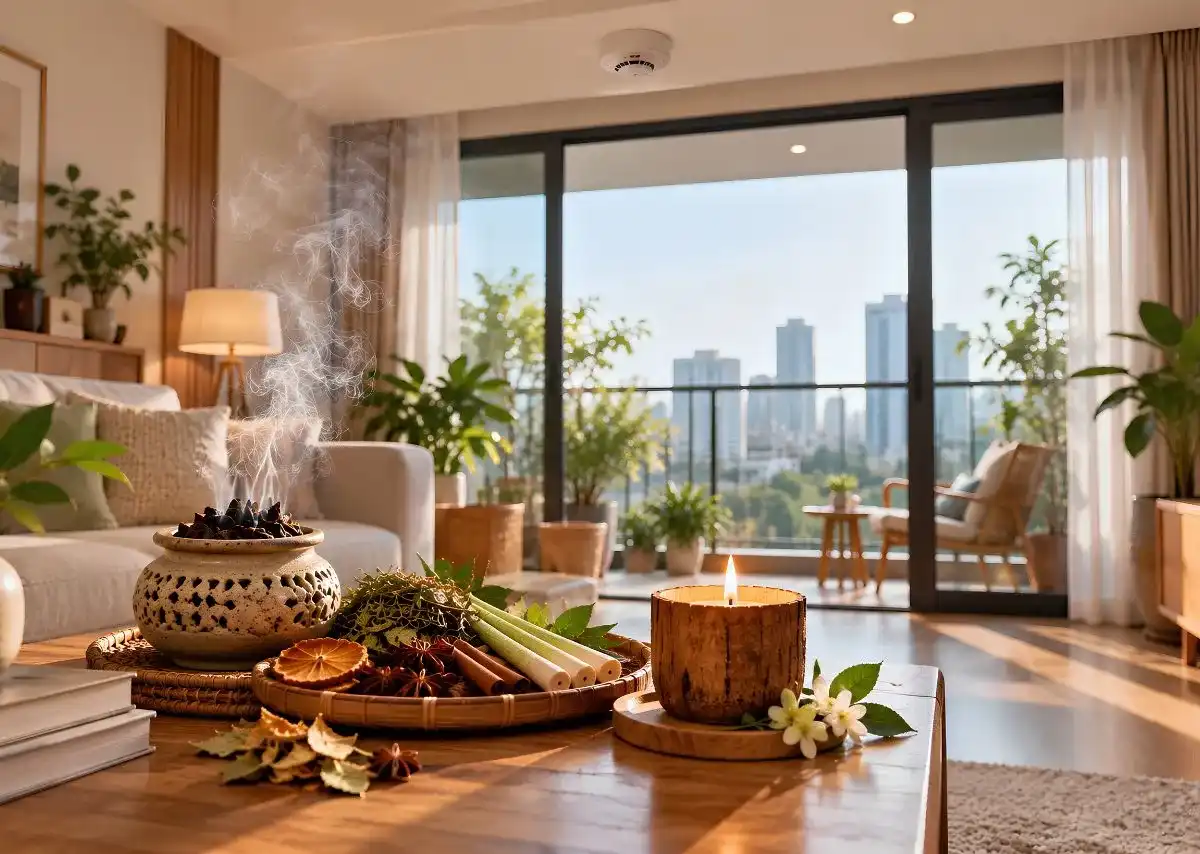 X&ocirc;ng nh&agrave; tẩy uế trong căn hộ chung cư cần đảm bảo kh&ocirc;ng gian th&ocirc;ng tho&aacute;ng v&agrave; an to&agrave;n.