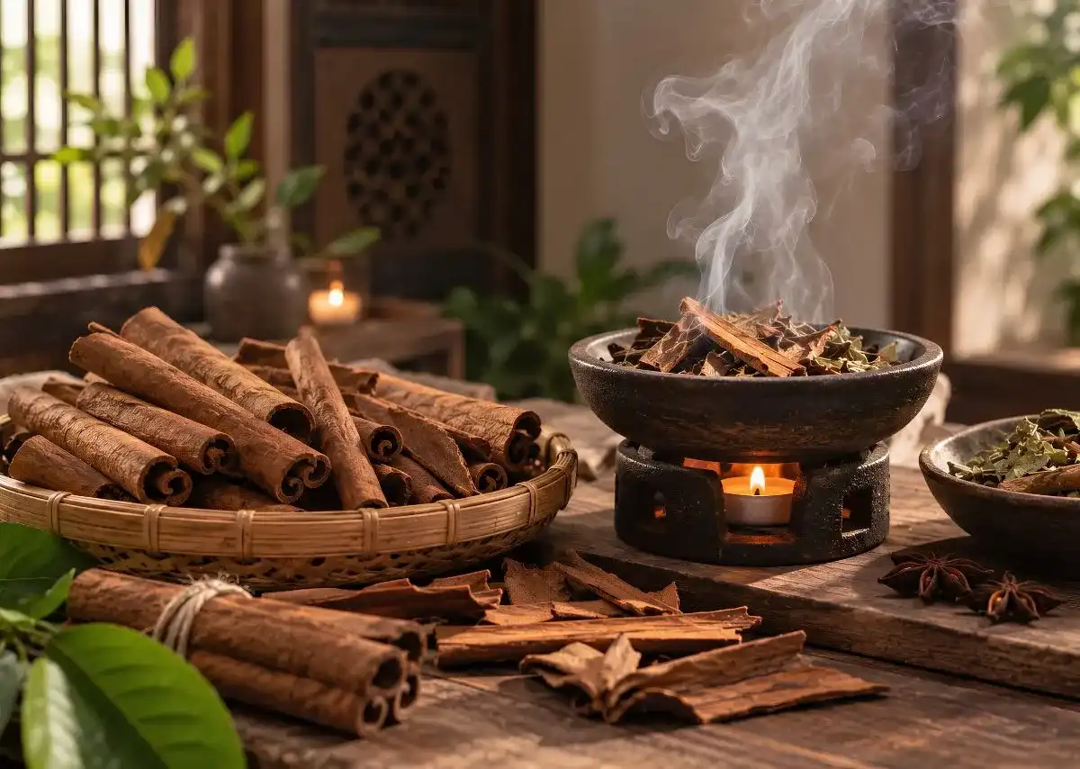 Quế &ndash; thảo mộc x&ocirc;ng nh&agrave; tự nhi&ecirc;n với sắc hương cay ấm.