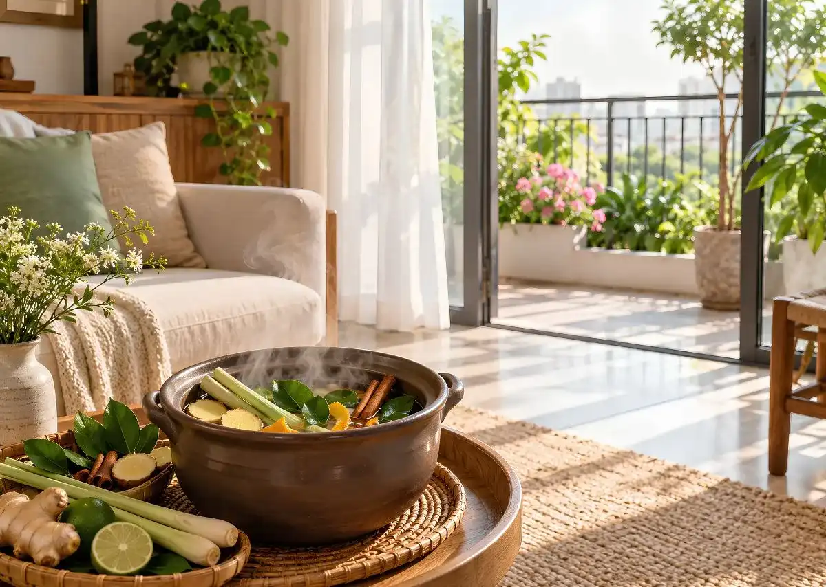 Thảo mộc x&ocirc;ng nh&agrave; mở đầu bước Thanh lọc của VIZEN.