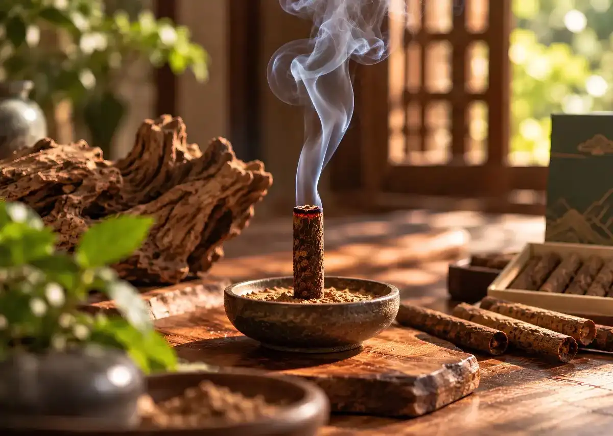 Tầng hương trầm tiếp nối sau L&aacute; x&ocirc;ng thảo mộc VIZEN