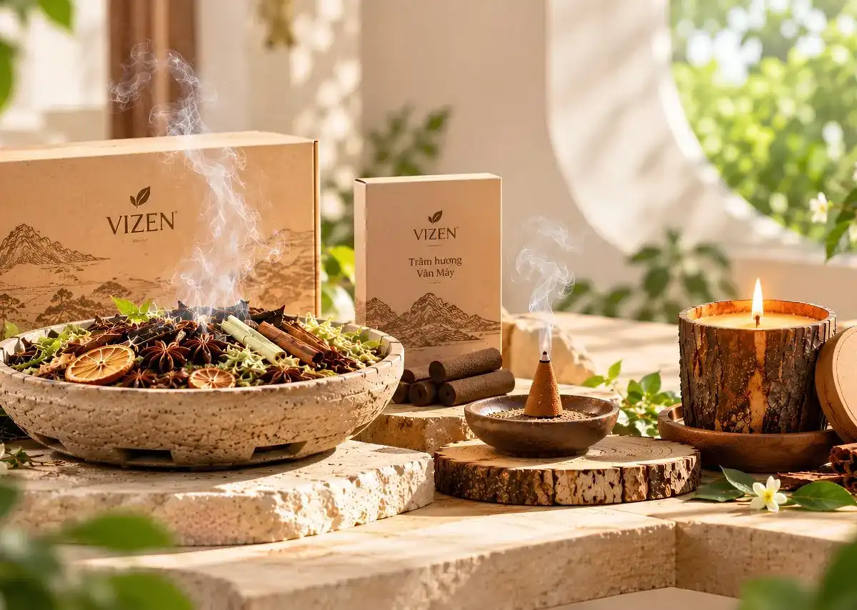 Kh&aacute;m ph&aacute; trọn vẹn 3 tầng hương c&ugrave;ng VIZEN.